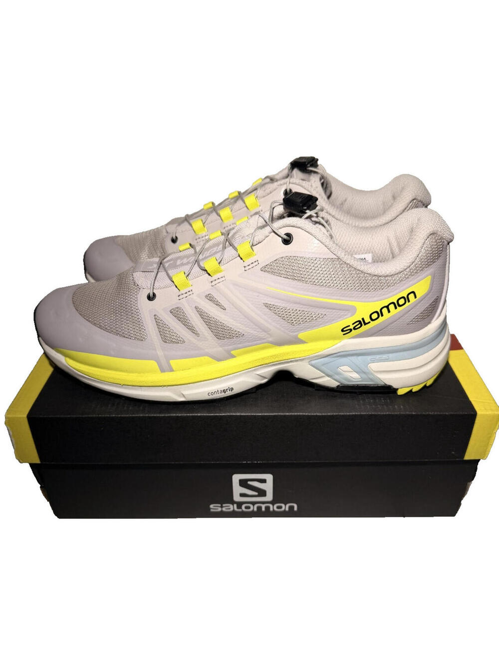 Salomon XT-Wings 2 Ashes Of Roses Nimbus Cloud Ortholite Swift Run Hike Size 8